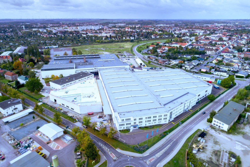 thyssenkrupp steering plant in Schönebeck, Saxony-Anhalt thyssenkrupp steering plant in Schönebeck, Saxony-Anhalt