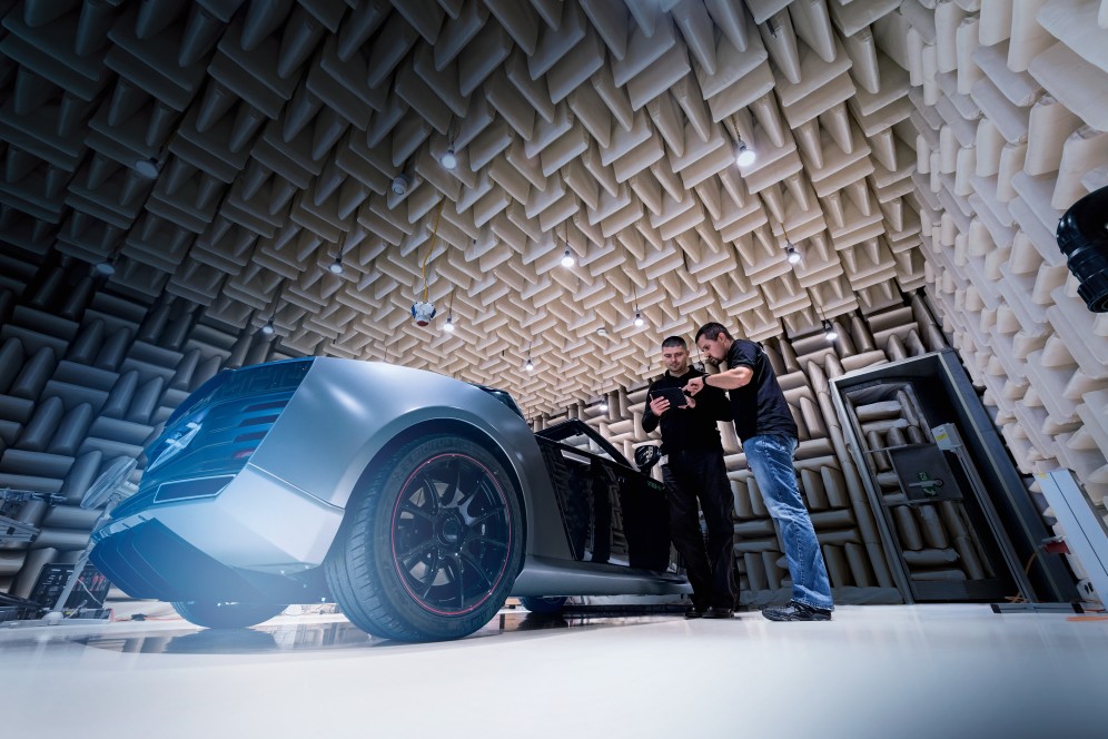 thyssenkrupp steering engineers measure noise characteristics of steer by wire thyssenkrupp steering engineers measure noise characteristics of steer by wire