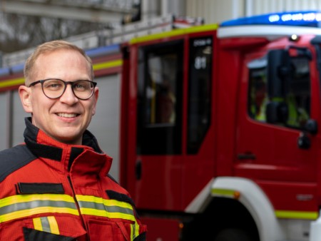 Feuer und Flamme für seinen Traumberuf