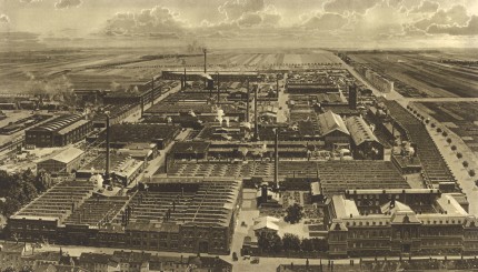Das Krupp Grusonwerk in Magdeburg im Jahr 1912