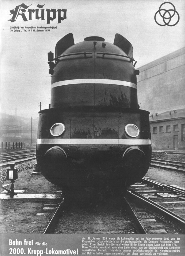 D2-Schnellzug Lokomotive mit Stromlinienverkleidung der Baureihe 06.